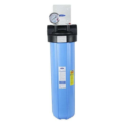 Big Blue Whole House Water Filter, Fluoride Removal (4-6 GPM | 1-2 people)