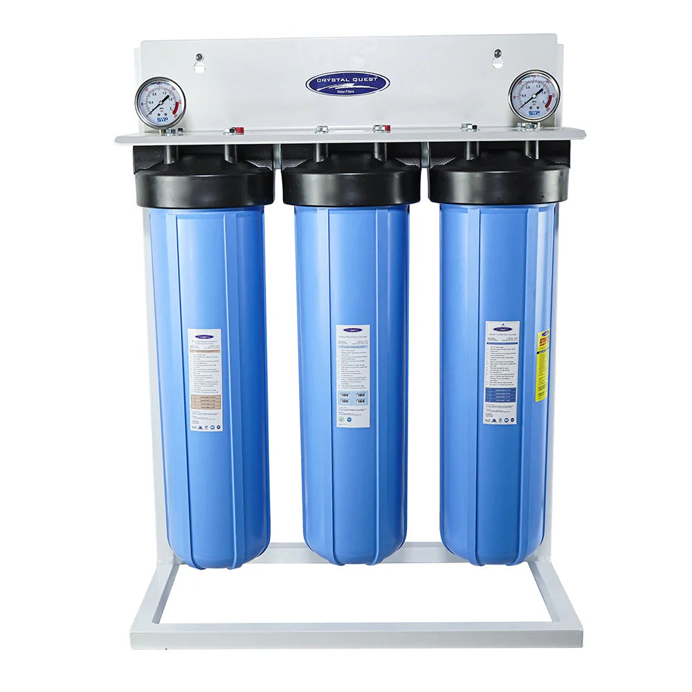 Big Blue Whole House Water Filter, Fluoride Removal (4-6 GPM | 1-2 people)