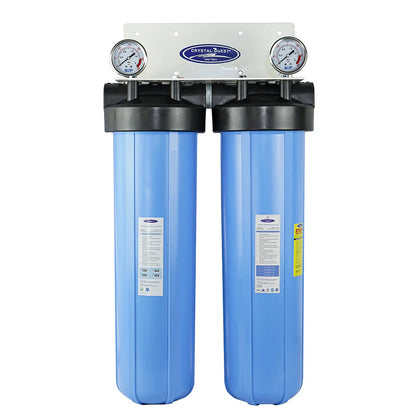 Big Blue Whole House Water Filter, Fluoride Removal (4-6 GPM | 1-2 people)