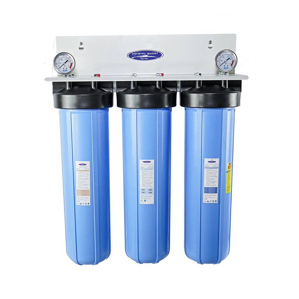 Big Blue Whole House Water Filter, Fluoride Removal (4-6 GPM | 1-2 people)